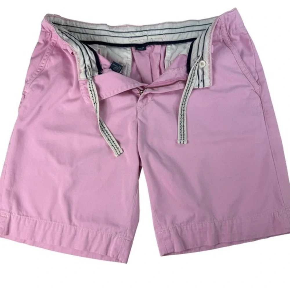 Vintage Polo Ralph Lauren Mens 34 Chino Shorts Pink Cotton Vintage Preppy Casual